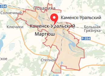 Карта: Каменск-Уральский